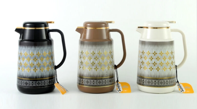 iron coffee pot