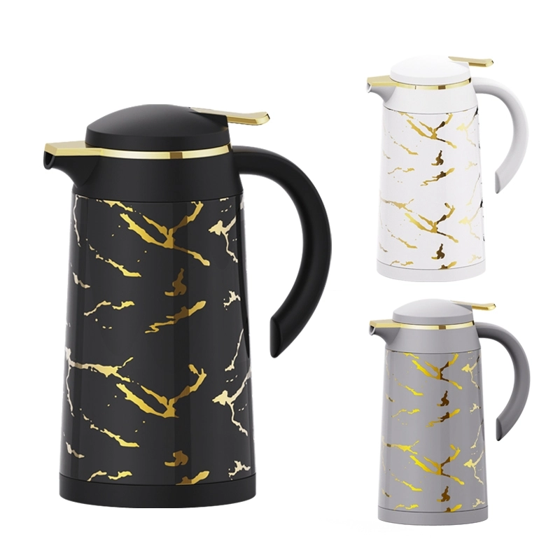 How to Choose a High-Quality Iron Body Coffee Pot for Wholesale and OEM Orders- marble pattern 1.0L Insulated kettle