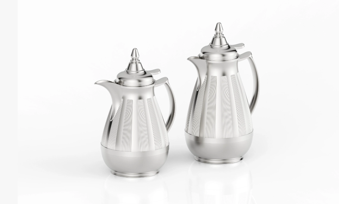 Arabic Gold Pink Glass Serveware Trend 2025