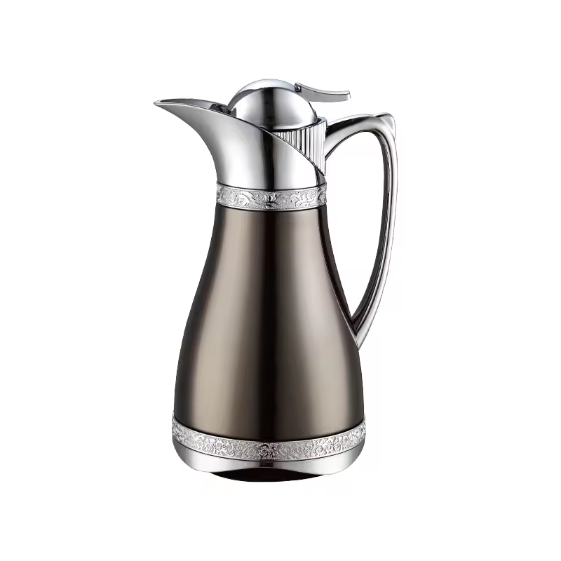 Sunlife new Luxury Coffee Pot China Wholesale Metal Body Thermos Tea and Coffee Pot vacuum flask-3