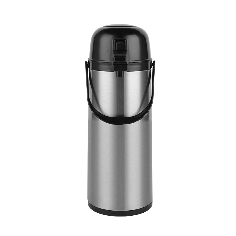 Sunlife Vacuum Flask Classic 1900ml Stainless Steel Body Air Pump Pot Press Button Thermo Jug-4