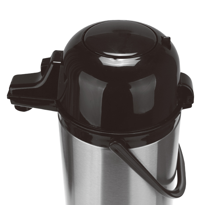 Sunlife Vacuum Flask Classic 1900ml Stainless Steel Body Air Pump Pot Press Button Thermo Jug-2