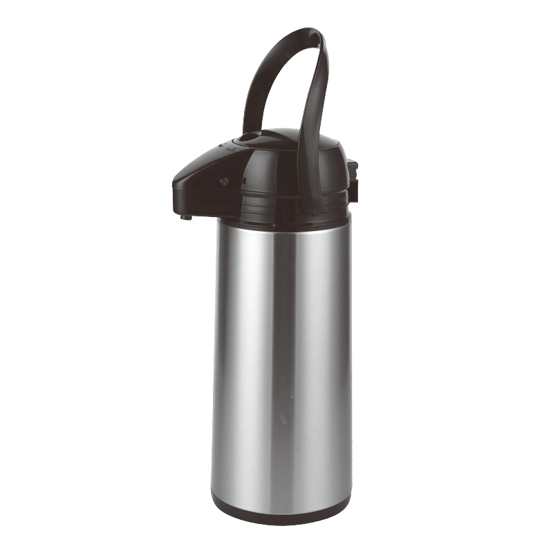 Sunlife 1.9L Stainless Steel Air Pump Vacuum Pot High Quality Glass Inner Vacuum Flask-3
