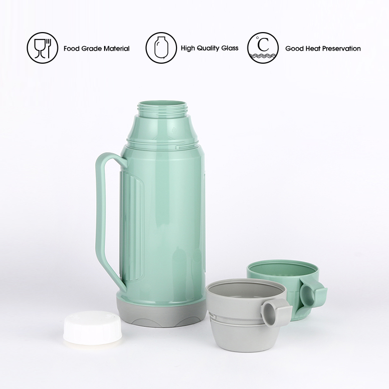 Daydays 1.0L Plastic kettle water bottle glass refill thermos vacuum water flask new design-4