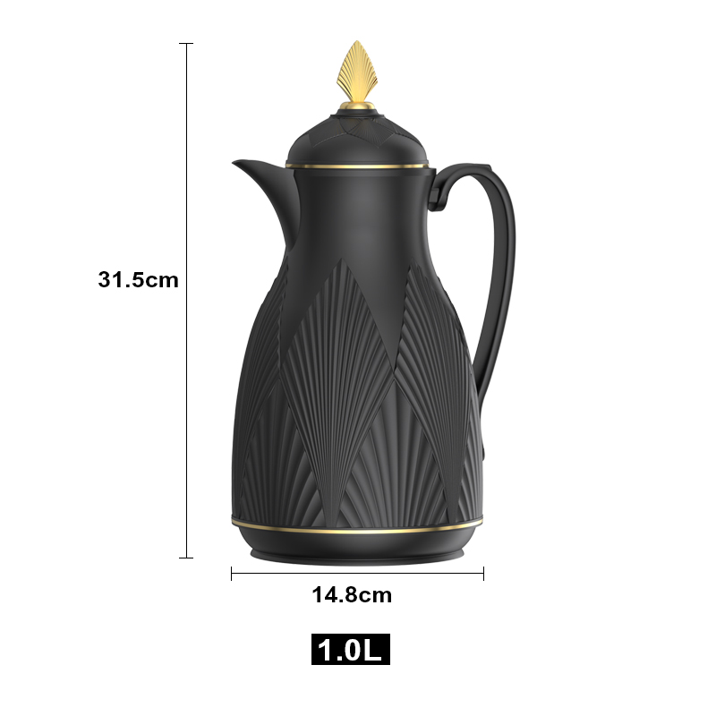 Sunlife Vacuum Flask Arabic Coffee Pot New Patent Design Hot Selling 1.0L with White Glass-1