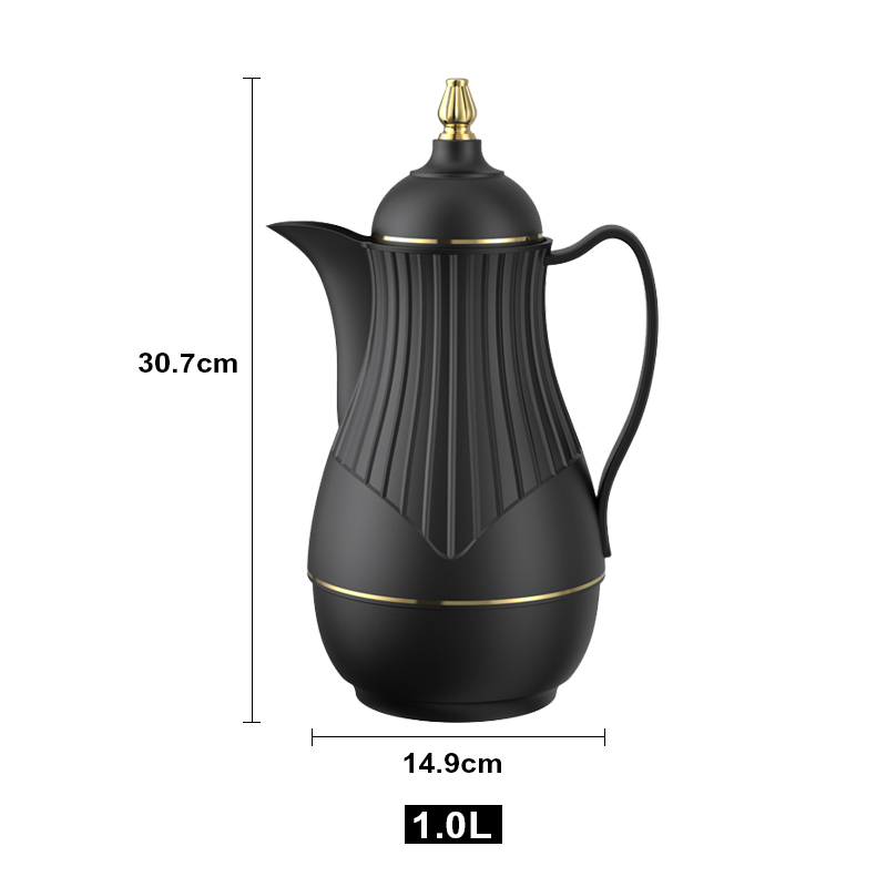 Sunlife Minimalist Style Arabian Coffee Pot Glass Refill Thermo Coffee Pot Vacuum Flask-1