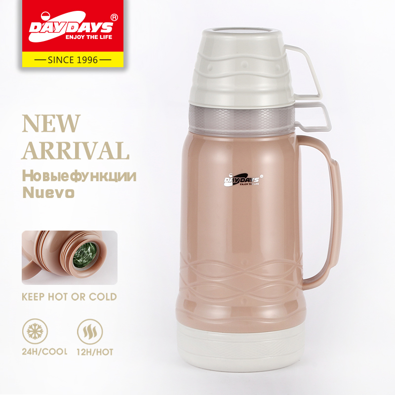 Daydays vacuum flask 1.0L High Quality Plastic glass liner thermo jug vacuum flask-5