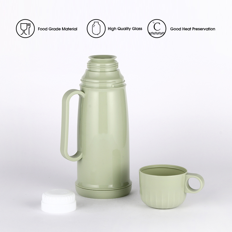 Daydays New High Quality 450ml Food Grade Plastic Material outdoor vacuum flask with glass refill-4