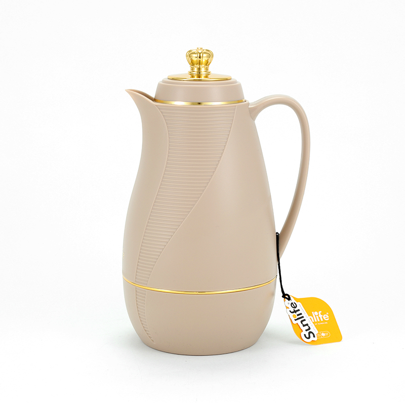 Sunlife design pp material new electroplating Middle Eastern thermal jug vacuum flask-6