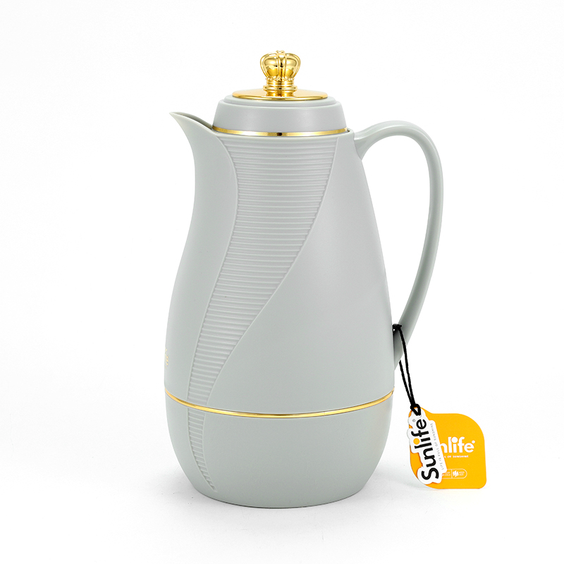 Sunlife design pp material new electroplating Middle Eastern thermal jug vacuum flask-5