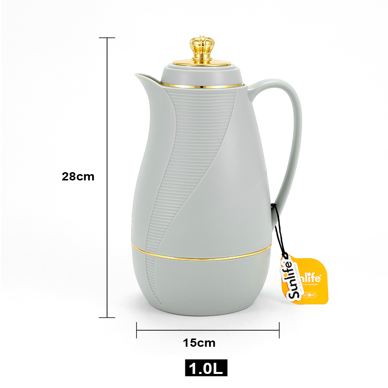 Sunlife design pp material new electroplating Middle Eastern thermal jug vacuum flask-1