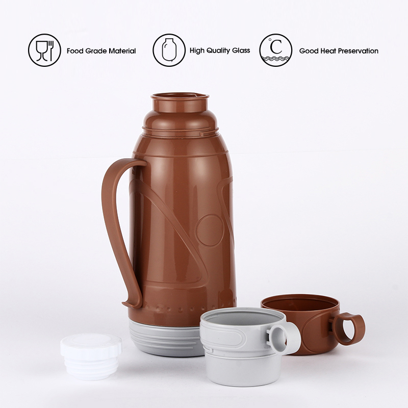 Daydays 1000ml Big Capacity Travel Special Design Glass Refill Thermos vacuum water flask-4