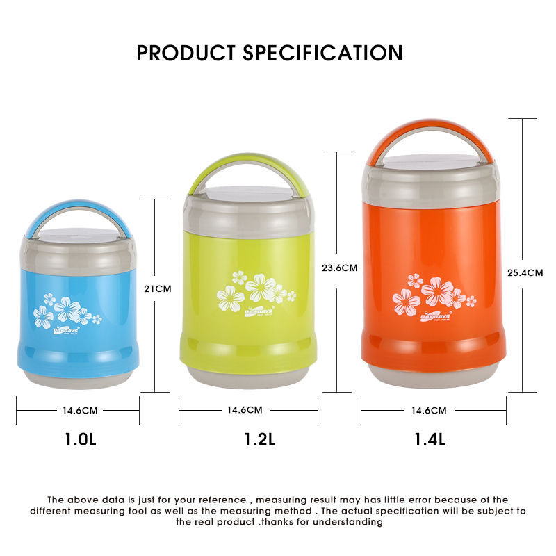 Sunlife 1.4L lunch box High quality and thickened glass inner food container-2