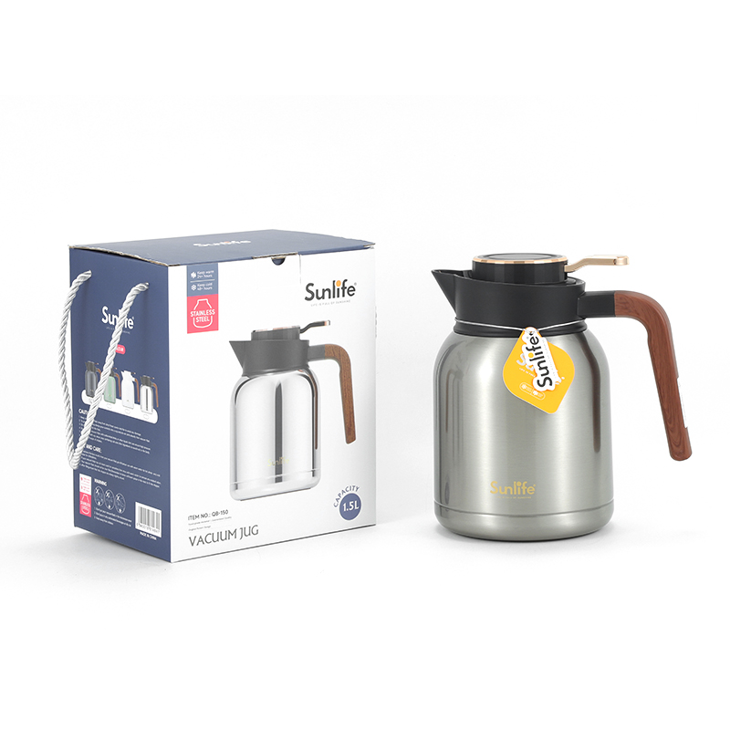 Sunlife 1500ml Double Wall Stainless Steel Food Grade thermo jug vacummflask Coffee Pot-10