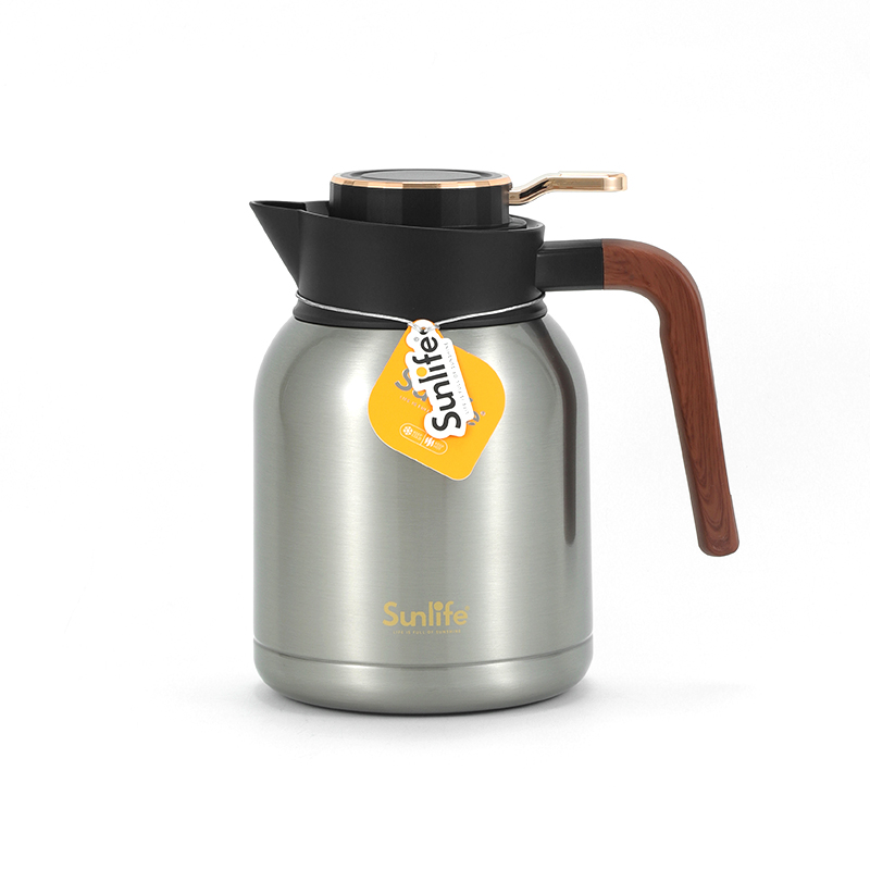 Sunlife 1500ml Double Wall Stainless Steel Food Grade thermo jug vacummflask Coffee Pot-9