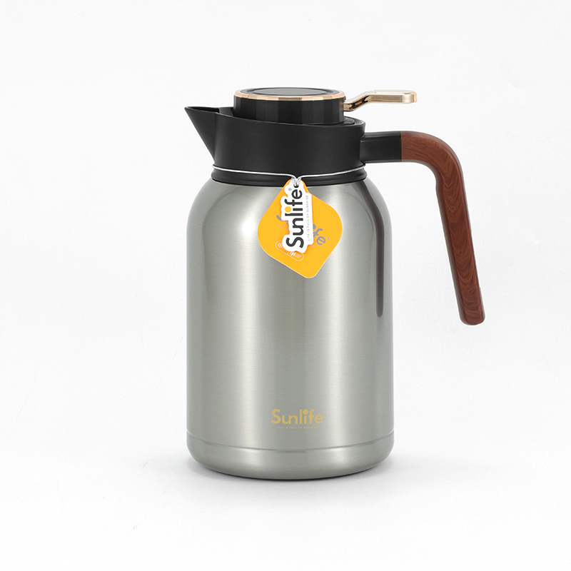 Sunlife 2000ml Double Wall Stainless Steel Food Grade thermo jug vacumm flask Coffee Pot-9
