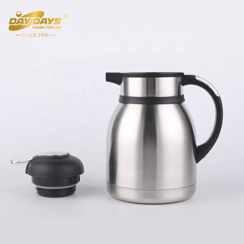 Sunlife big capaciy 1.2L double wall stainless steel press button thermos vacuum flasks-2