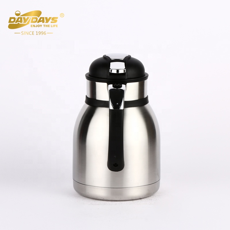 Sunlife big capaciy 1.2L double wall stainless steel press button thermos vacuum flasks-4