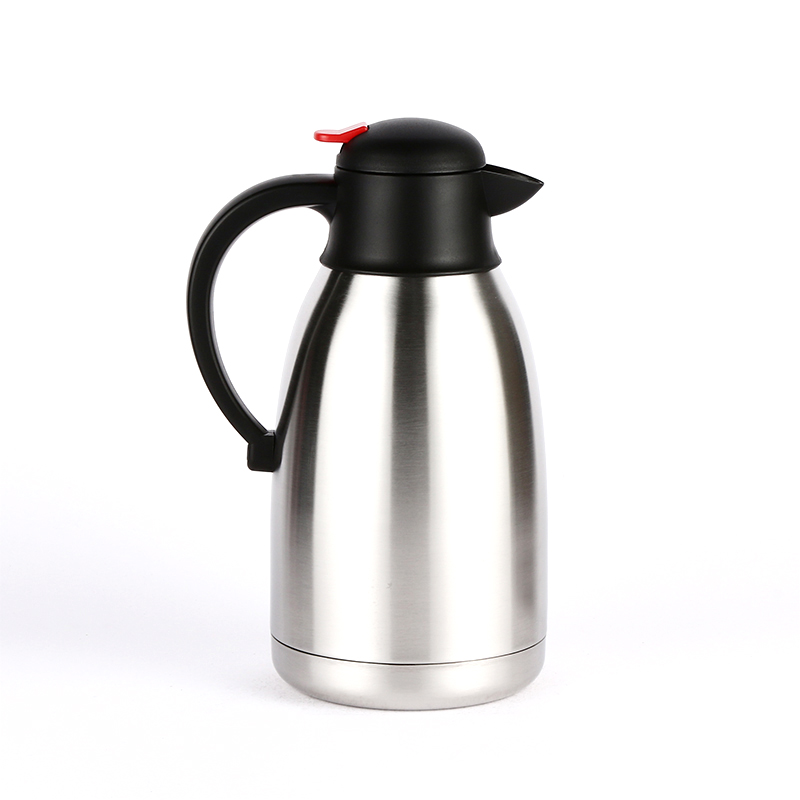 Sunlife Fast Delivery 2000ml Push Botton Lid Double Wall Stainless Steel Metal Thermal Jug-6