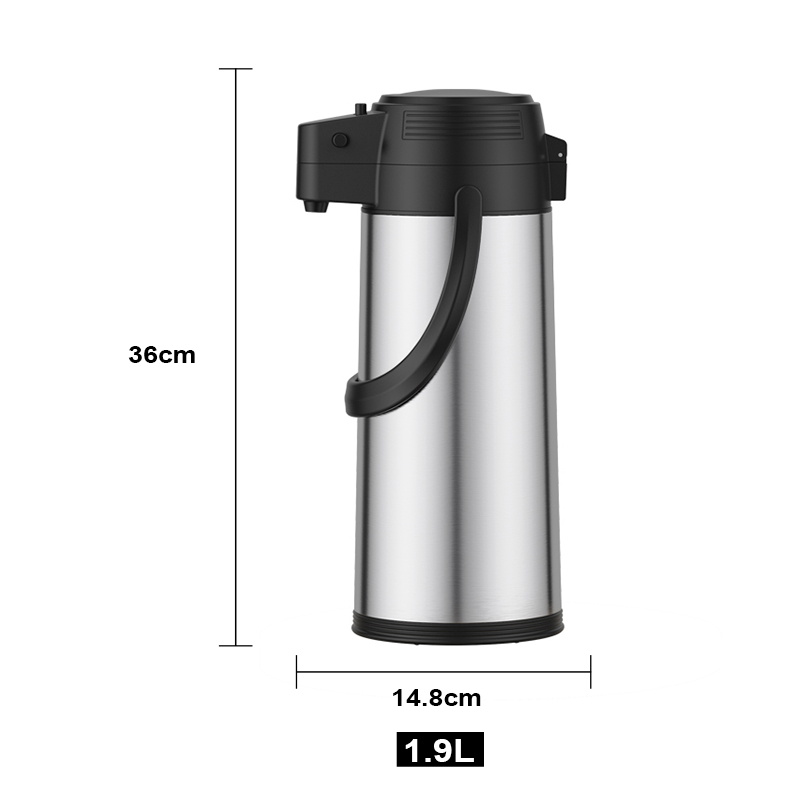 SUNLIFE&VELEY Hot-selling 1.9L Stainless steel Airpot: the Perfect Brew, Every Time-1