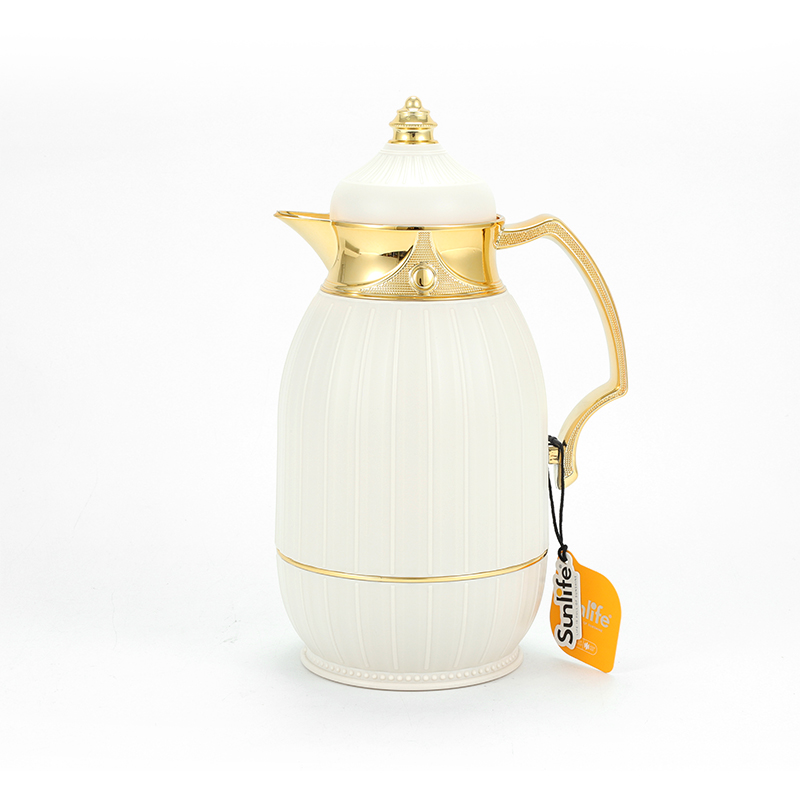 New Arrival 1.0L Arabic coffee pot Pink glass vacuum flask fashion arabian coffee pot-7