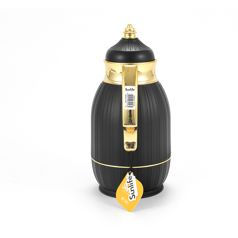 New Arrival 1.0L Arabic coffee pot Pink glass vacuum flask fashion arabian coffee pot-4