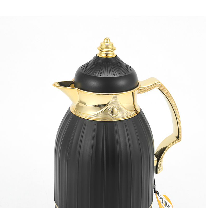 New Arrival 1.0L Arabic coffee pot Pink glass vacuum flask fashion arabian coffee pot-3