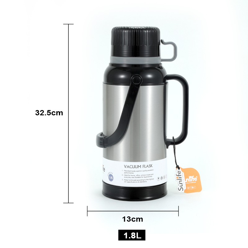 Sunlife hot-selling high qulaity stainless steel body Big Thermos Flask Thermos Jug Glass Refill-1