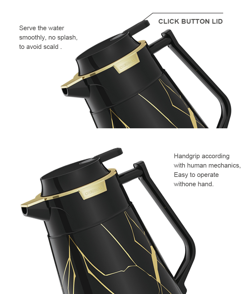 Sunlife Iron Body Glass Liner Inside thermal jug vacuum flask-2