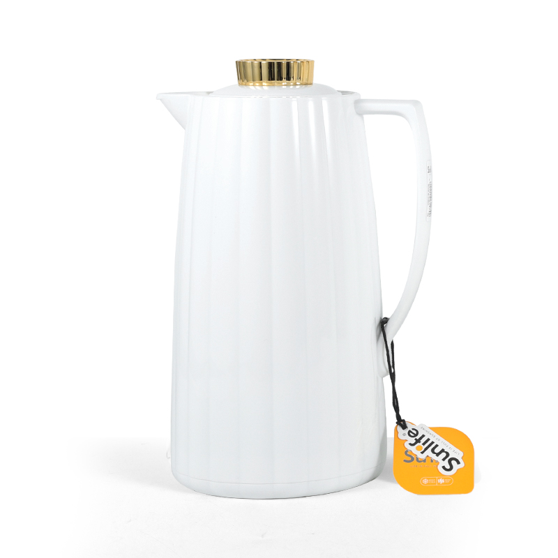 Thermos Kettle Plastic Body Customize Pattern 1.0L Arabian Coffee Pot Glass Refill-4