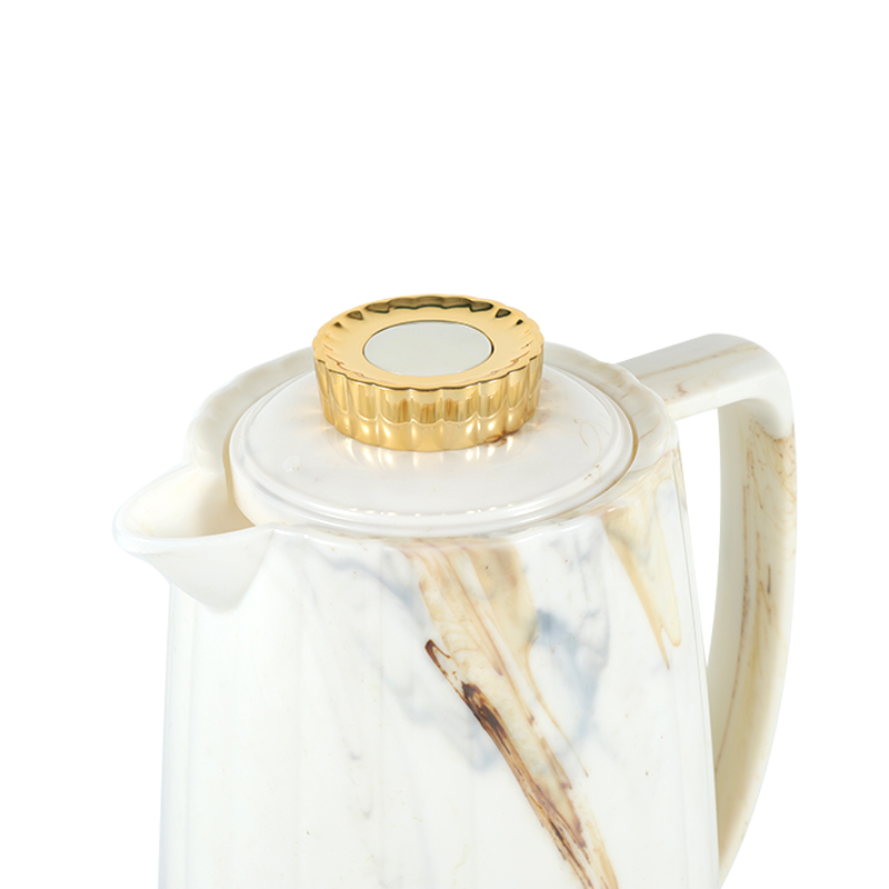 Thermos Kettle Plastic Body Customize Pattern 1.0L Arabian Coffee Pot Glass Refill-1