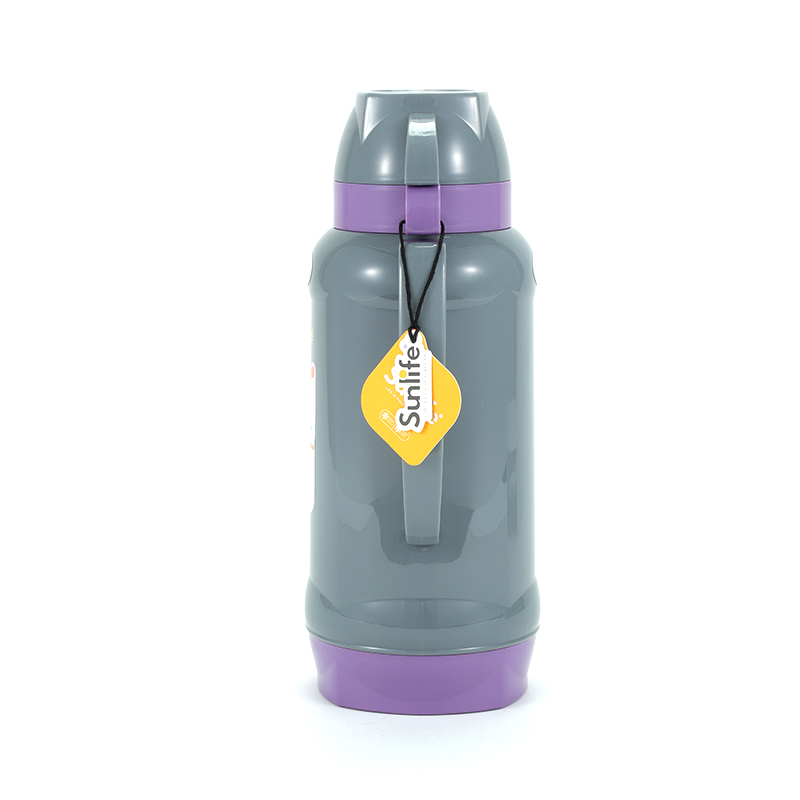 Sunlife Good quality 1.8L PP plastic body vacuum Flask with glass refill-2