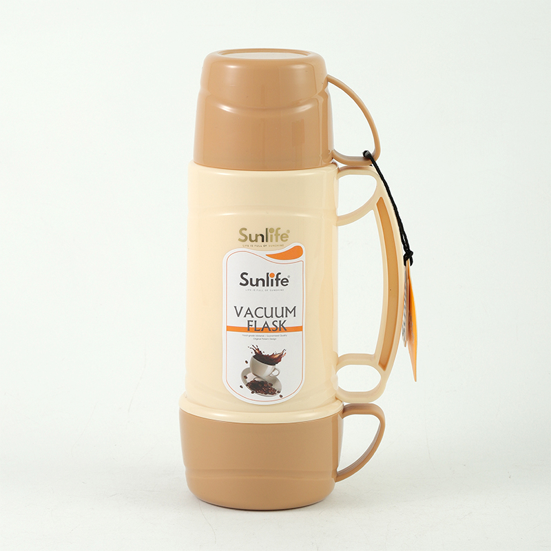 Sunlife hot-selling 0.45L PP plastic body Glass refill inside vacuum Flask-5