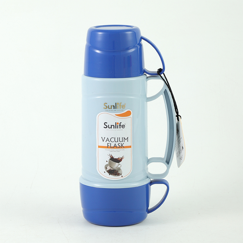 Sunlife hot-selling 0.45L PP plastic body Glass refill inside vacuum Flask-6