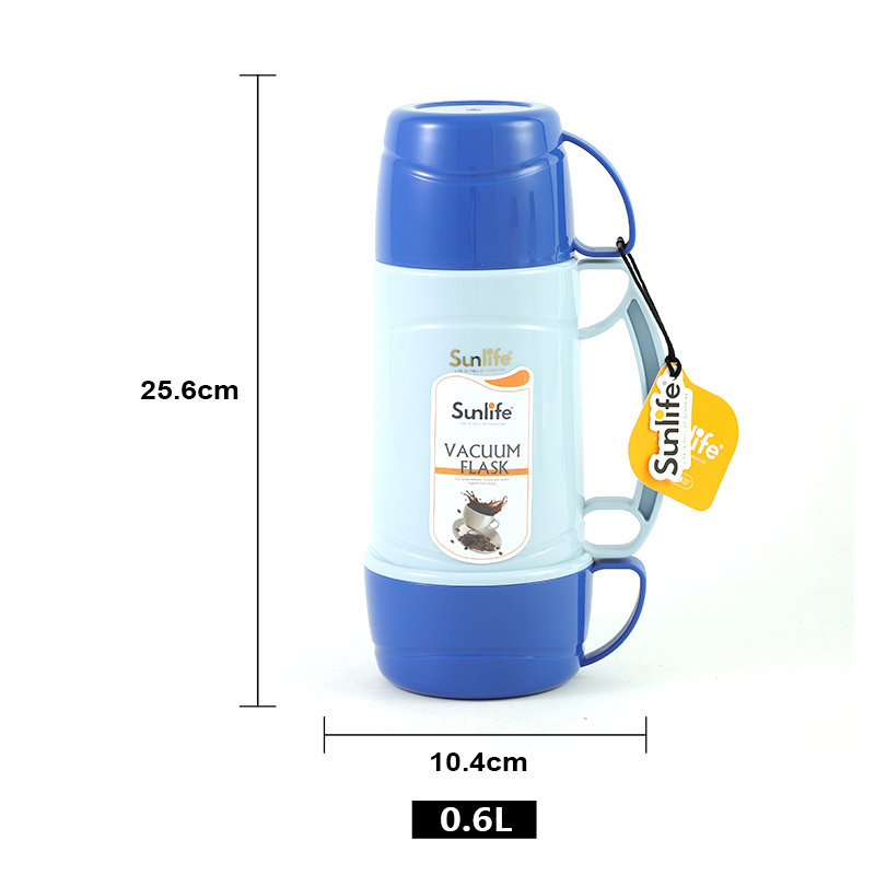 Sunlife Factory two cups 600ml OEM vacuum Flask with glass refill-1