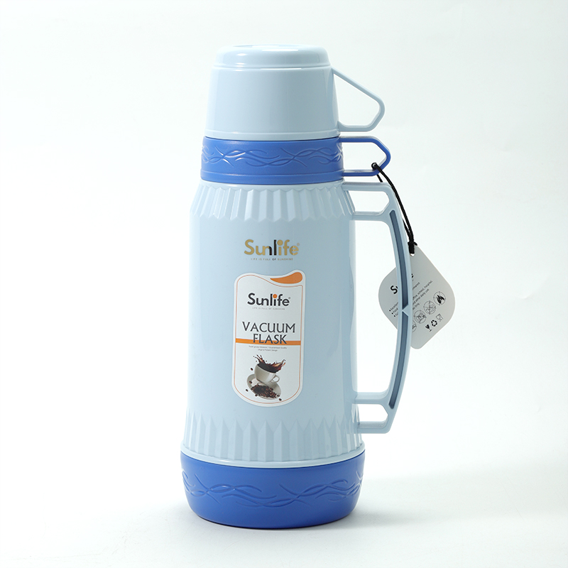 Sunlife thermal jug 1000ml white Glass refill inside vacuum Flask-5