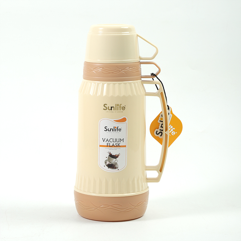 Sunlife thermal jug 1000ml white Glass refill inside vacuum Flask-7