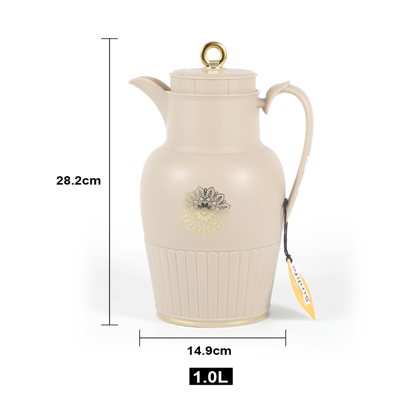 Sunlife New arrival Good quality Plastic Body Arabian Coffee Pot Glass Refill-1