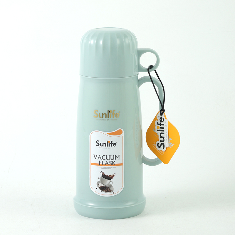 Sunlife 0.45L  PP plastic body cheap price vaccum Flask with glass refill-5