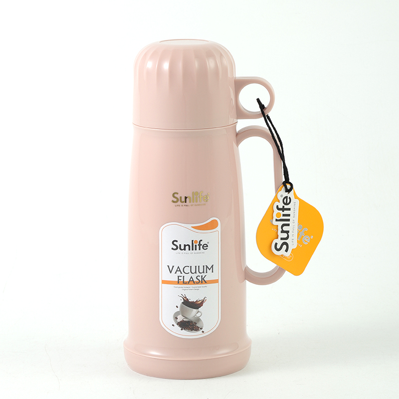 Sunlife 0.45L  PP plastic body cheap price vaccum Flask with glass refill-6