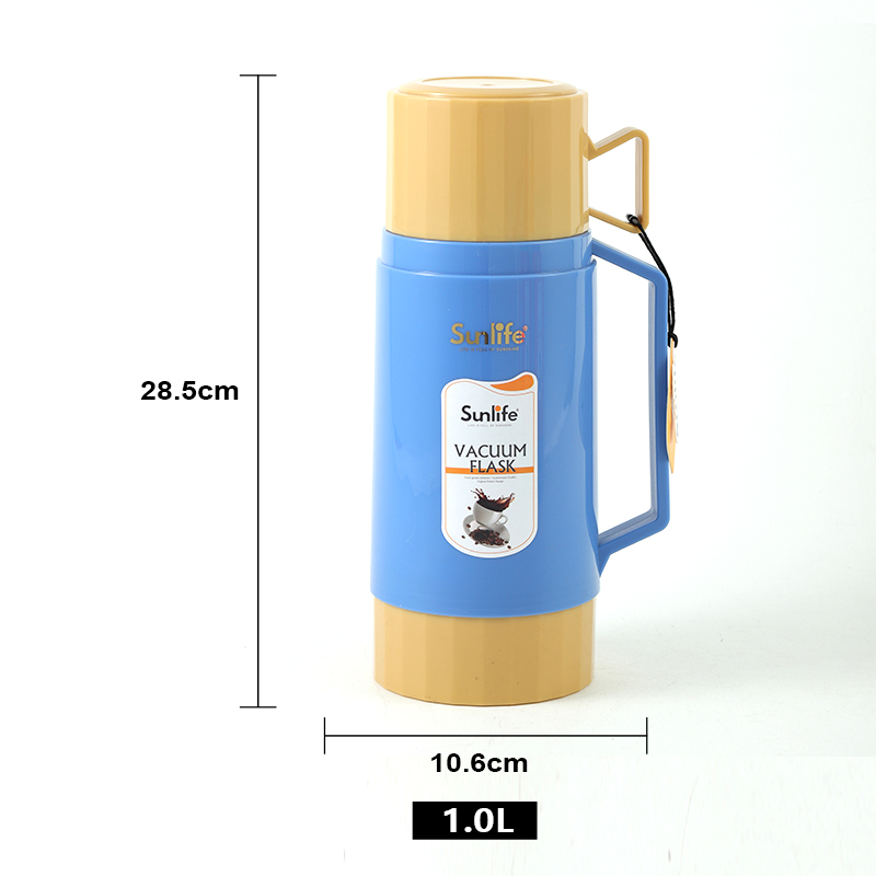 Sunlife high quality 1000ml camping Glass refill inside vacuum Flask-1