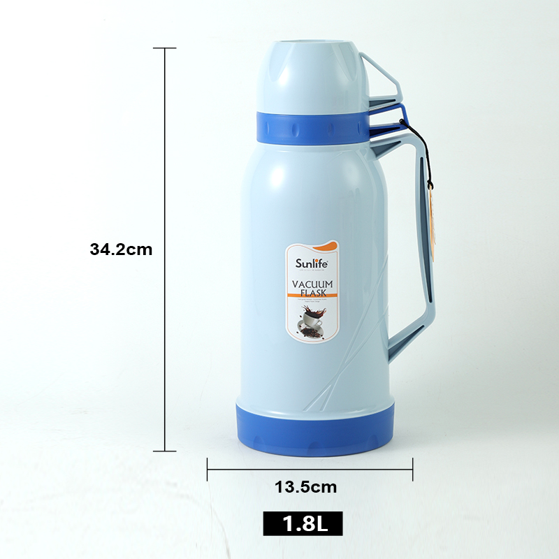 Sunlife 1800ml pp body white glass liner inside hot-selling vacuum flask-1