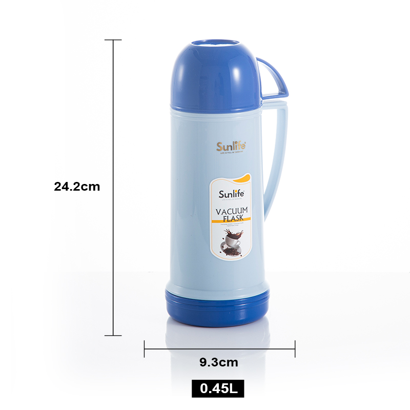 Sunlife 0.45L  wholesale ready to ship vacuum Flask with glass refill-1