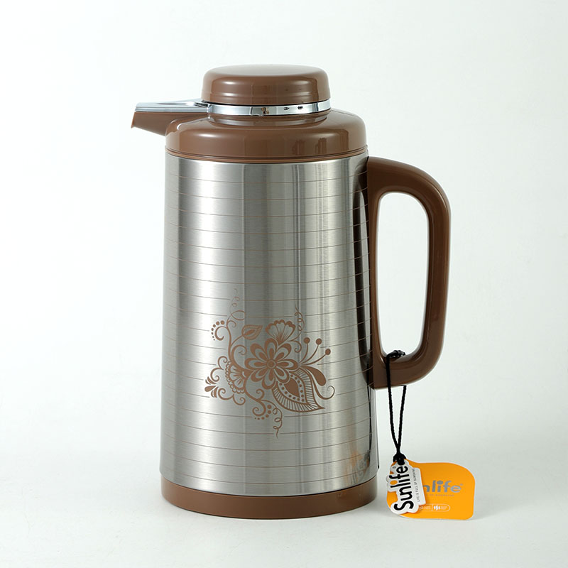 Sunlife 1.0L Stock Stainless Steel Body with Glass Refill Thermos Vacuum Flask-7