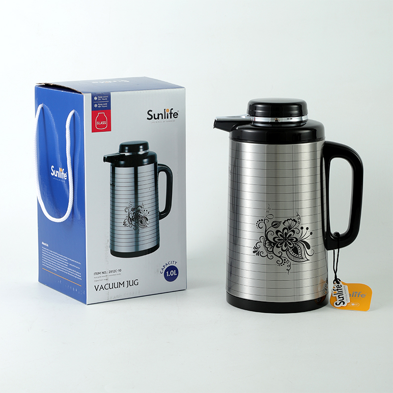 Sunlife 1.0L Stock Stainless Steel Body with Glass Refill Thermos Vacuum Flask-9