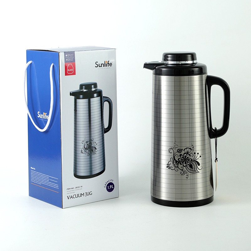 Sunlife 1.9L Stock Stainless Steel Body with Glass Refill Thermos Vacuum Flask-9