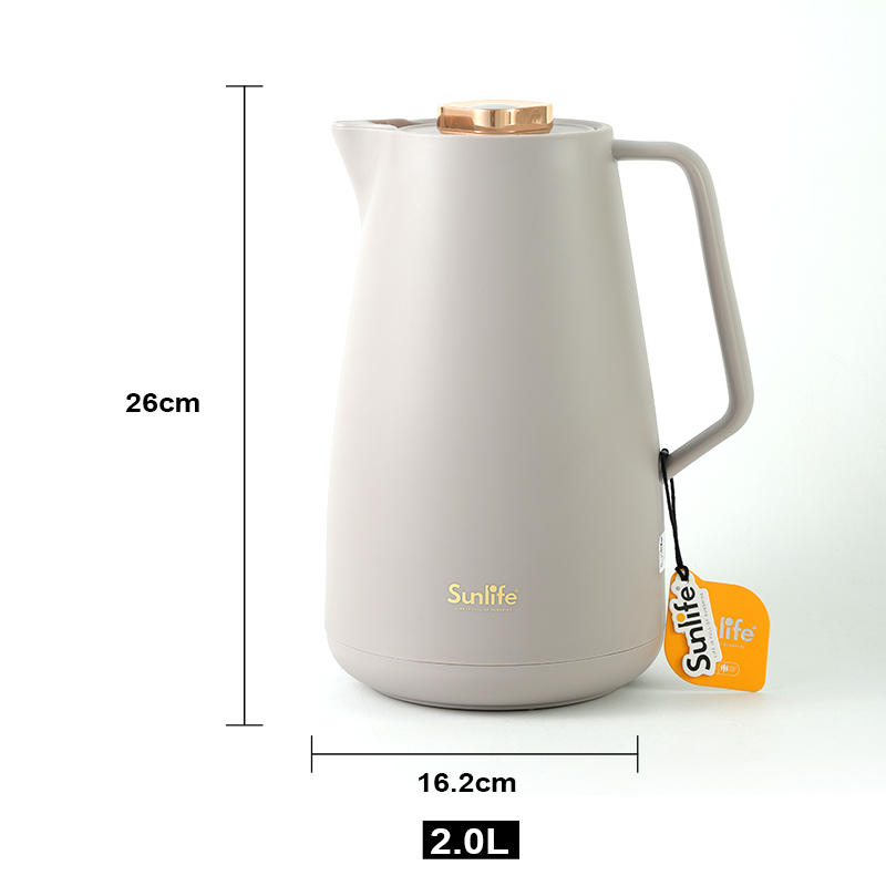 Sunlife 2.0L High quality Pink Glass refill inside vacuum jug-1