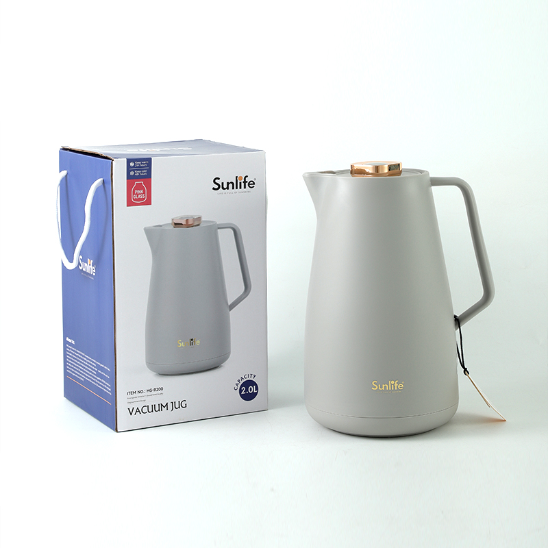 Sunlife 2.0L High quality Pink Glass refill inside vacuum jug-8