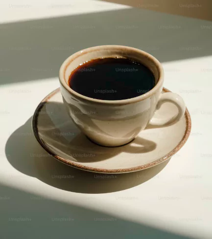 a nice cup of coffee